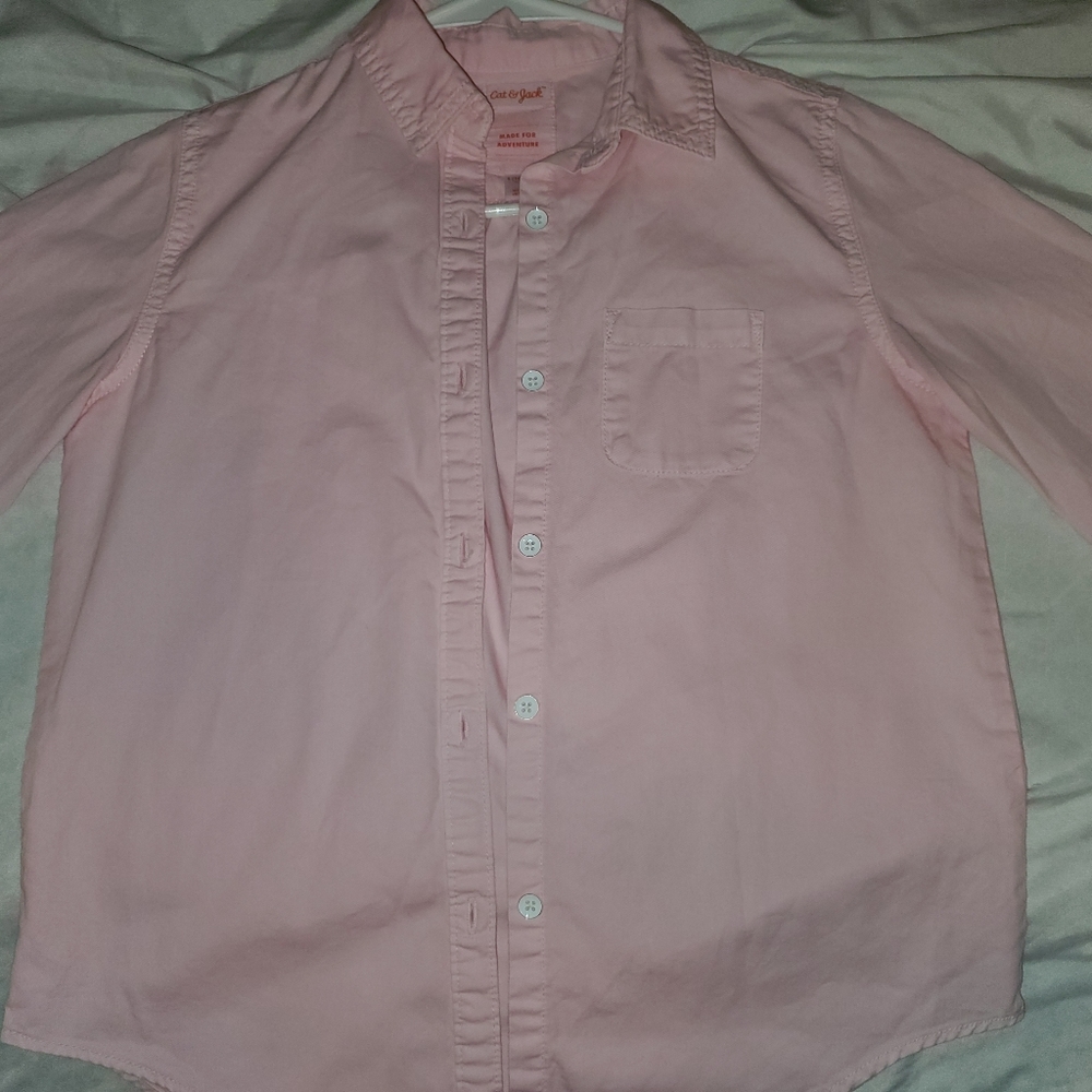 Pink Button Up